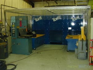 Weld Fume And Smoke Walk-In Enclosure With Dust Collection