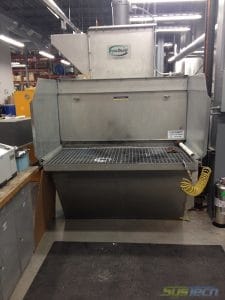 Downdraft Table with Wet Dust Collection