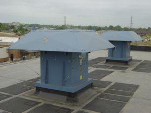 Hooded Roof Ventilators - Hartzell Air Movement Series 15 exhaust fans