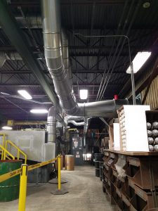 Heavy-Duty All-Welded and Flanged Duct System