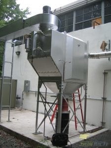 Donaldson Torit Model DFO 2-8 dust collector in stainless steel