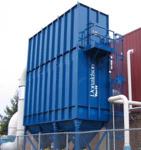 Donaldson Torit baghouse dust collector for cosmetics