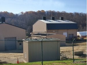 Cupolas on Compressor Building