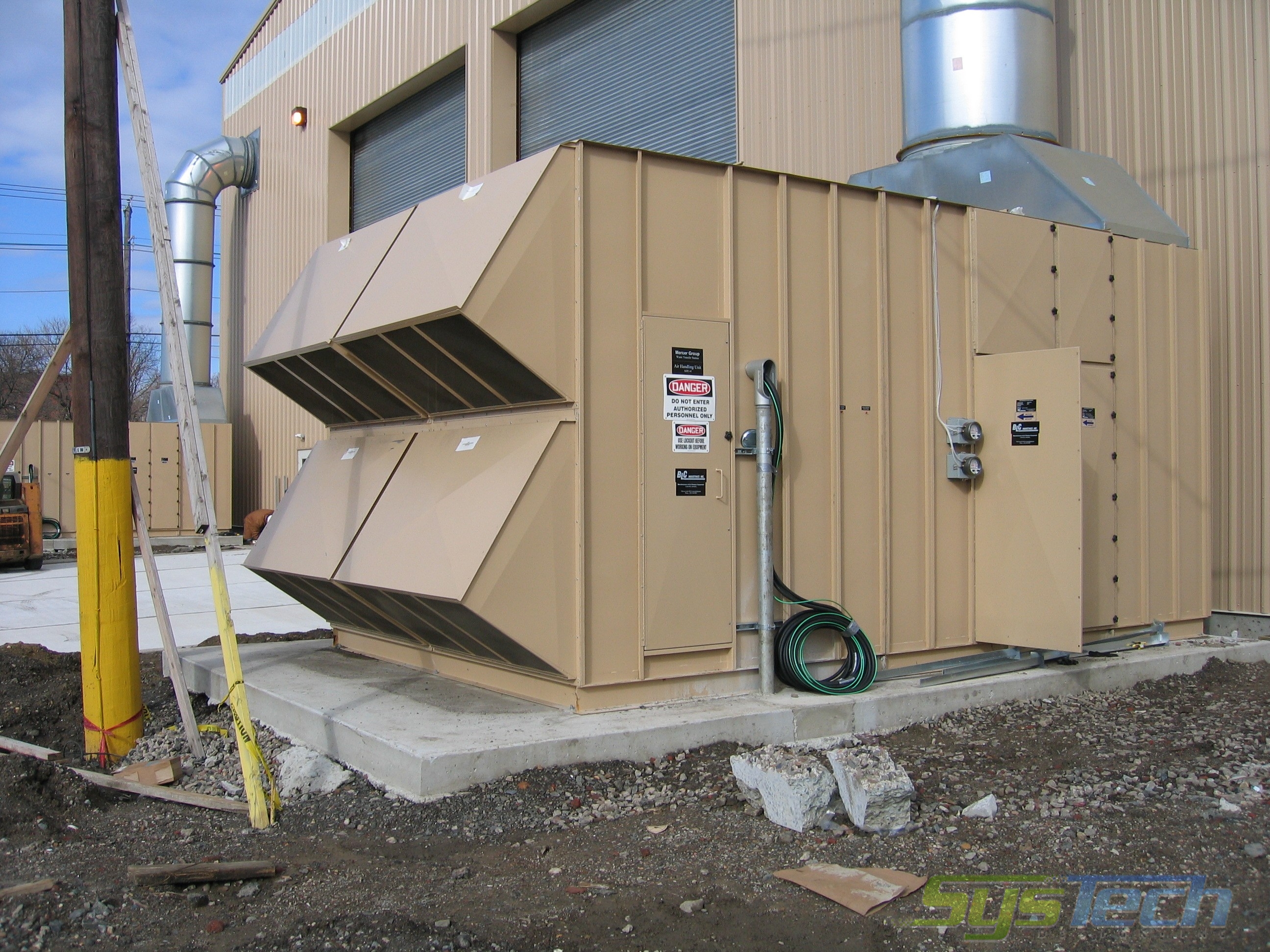 Industrial Air Handlers Make up Air Units Custom Designs