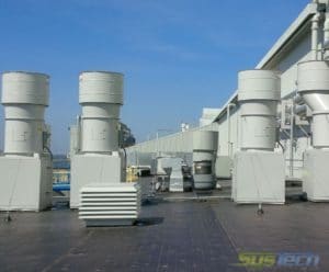 Hartzell Roof Mounted Paint Booth Exhaust Fans