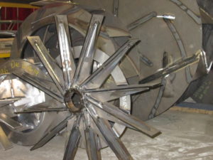 High Pressure Radial Exhauster Wheel