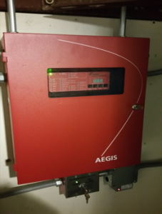 Kidde AEGIS 2.0 Release Panel Coupled with a Fenwal CO₂ Suppression System Unit