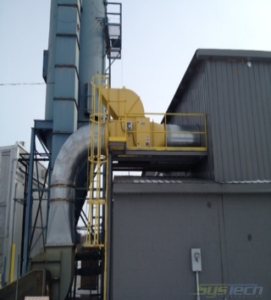 Wood Dust Collector Abort Damper